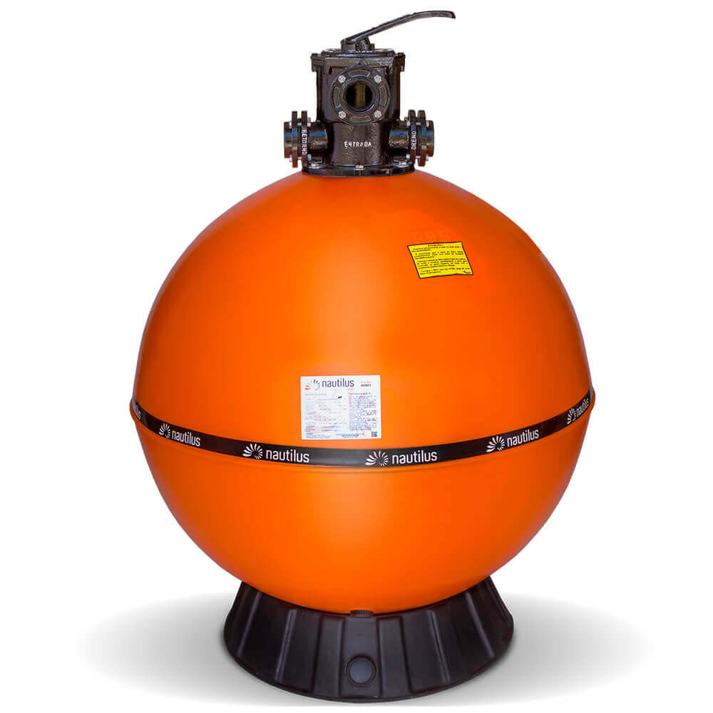 Exemplo de filtro para piscina da marca Nautilus
